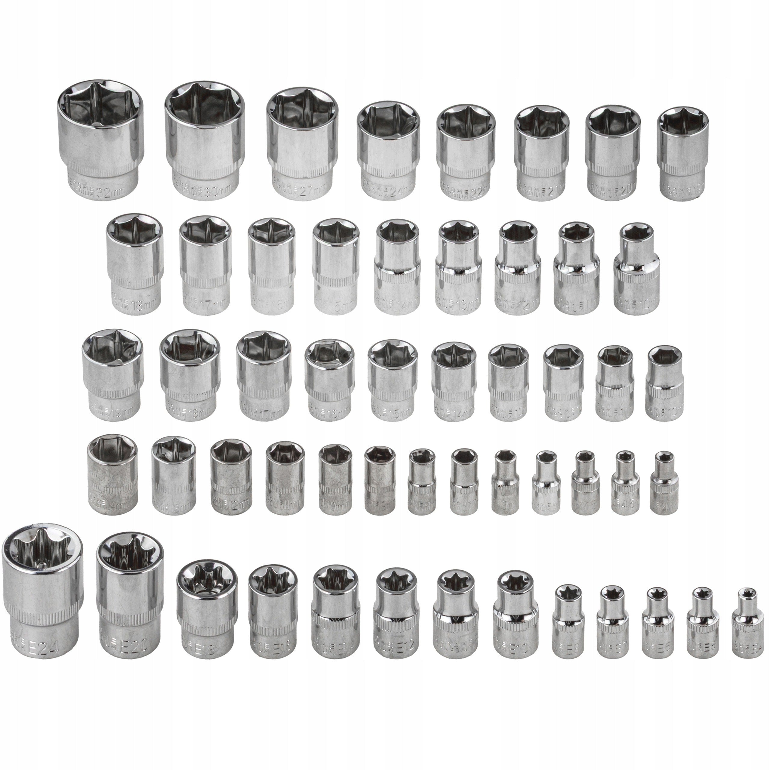 SOCKET WRENCH SET TOOL SOCKET WRENCH 1/2 3/8 1/4 SUITCASE 179 EL Customs tariff code 82041200