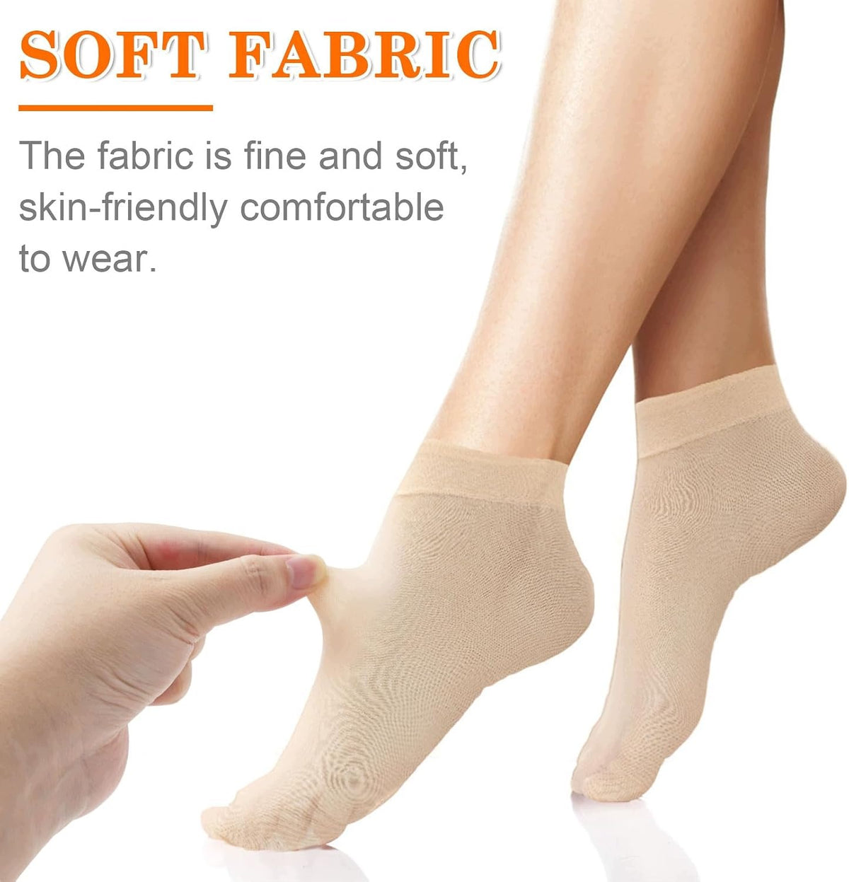 SOCKS 12 PAIRS NYLON WOMEN SILKY COTTON SHINY COMFORTABLE Brand no brand