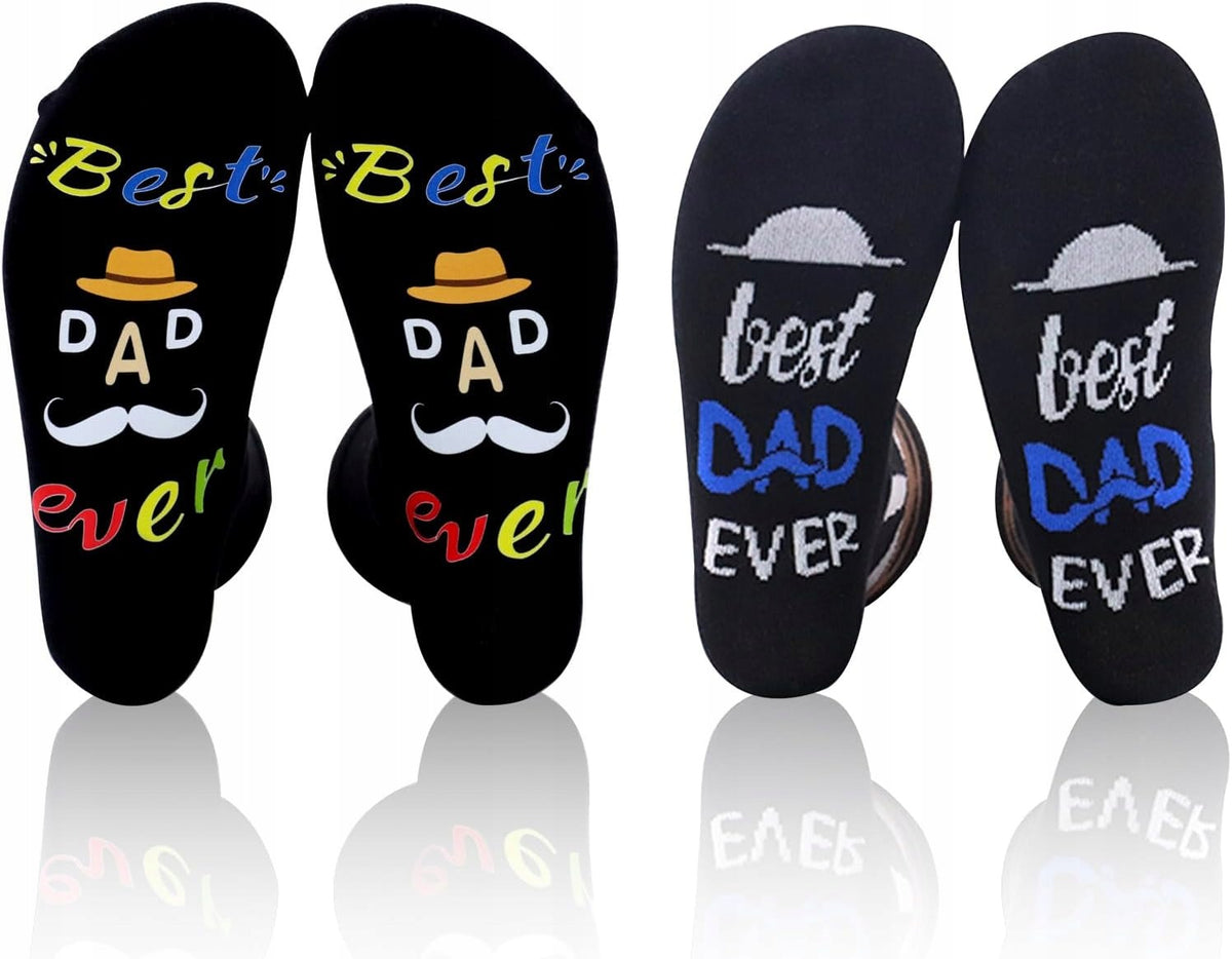 SOCKS 2 PAIRS BLACK HUMOROUS FUNNY GIFT MEN HIGH