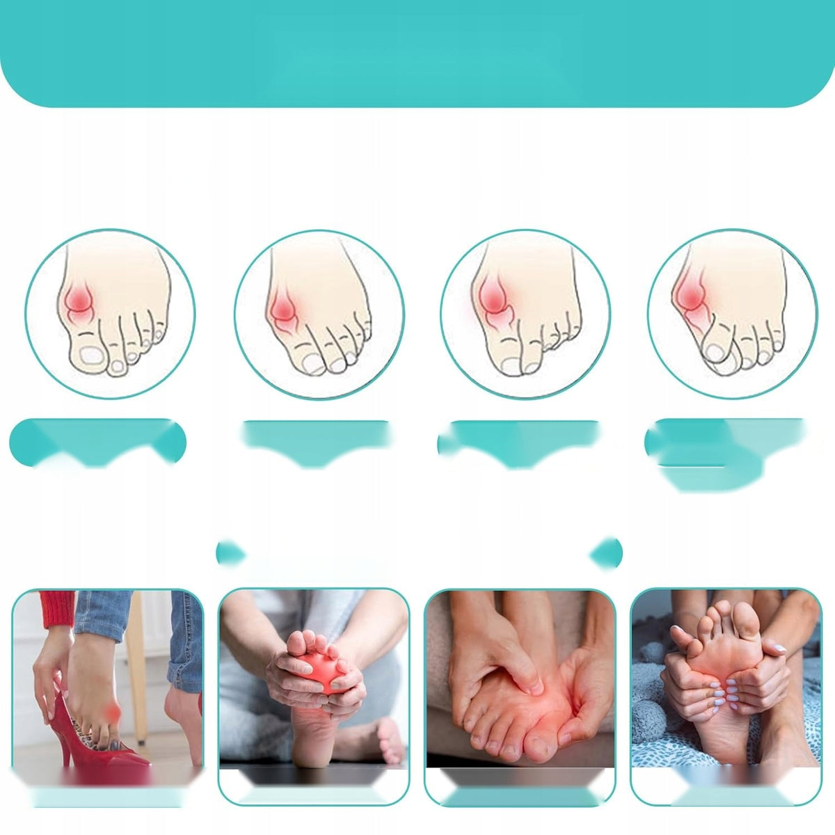 SOCKS 2 PIECES CORRECTIVE TOE SEPARATOR BREATHABLE ADJUSTABLE Brand no brand