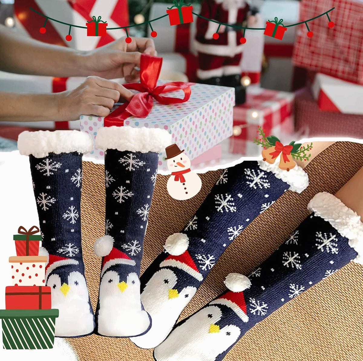 SOCKS 39 EU WOMEN'S WARM FLUFFY NON-SLIP SOFT WINTER THICK