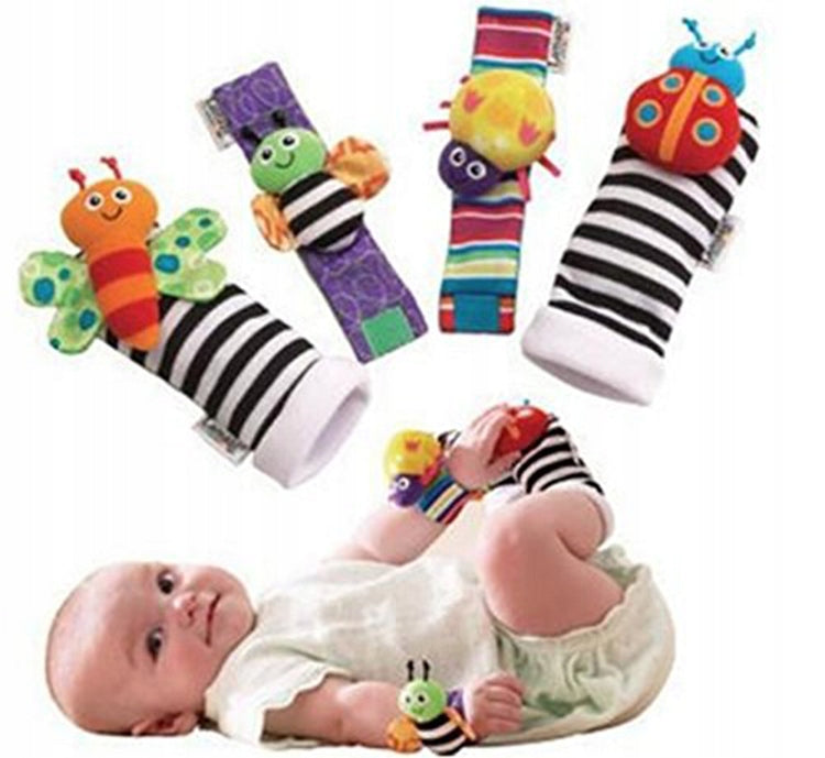 SOCKS 3D RATTLE HANDLE BANDS 4 PIECES