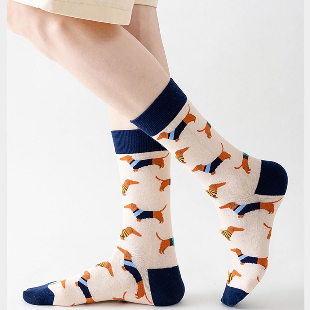 SOCKS 6 PAIRS MULTICOLOR FUN COTTON SMOOTH PATTERNS SOFT Manufacturer code 5908140025202