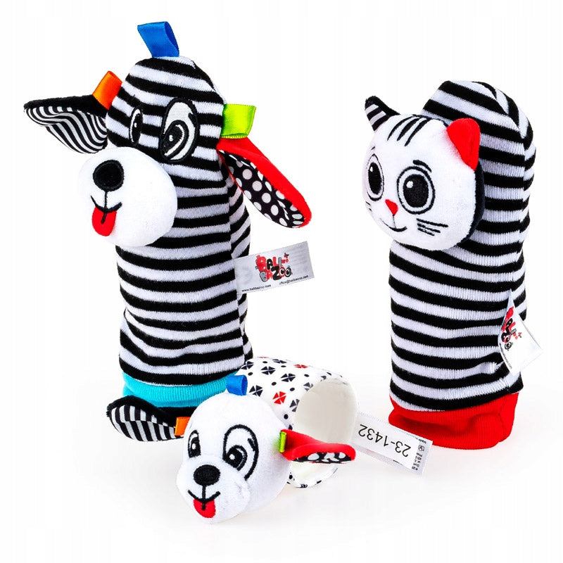 SOCKS AND RATTLE ON THE HANDLE BALIBAZOO 82249 Manufacturer code BB82249