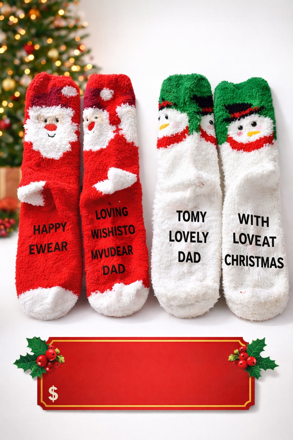 SOCKS CHRISTMAS PATTERNS MEN'S SOCKS WOMEN FUNNY HOLIDAYS 38-44 Brand no brand