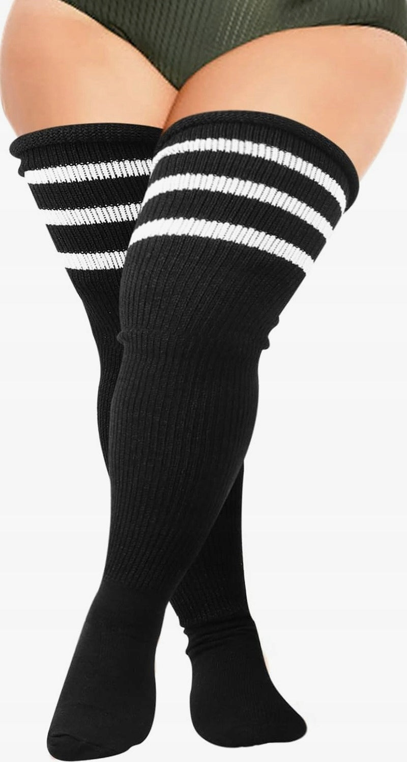 SOCKS KNEE SOCKS WOMEN STOCKINGS LONG STRIPES THICK WARM PATTERNS