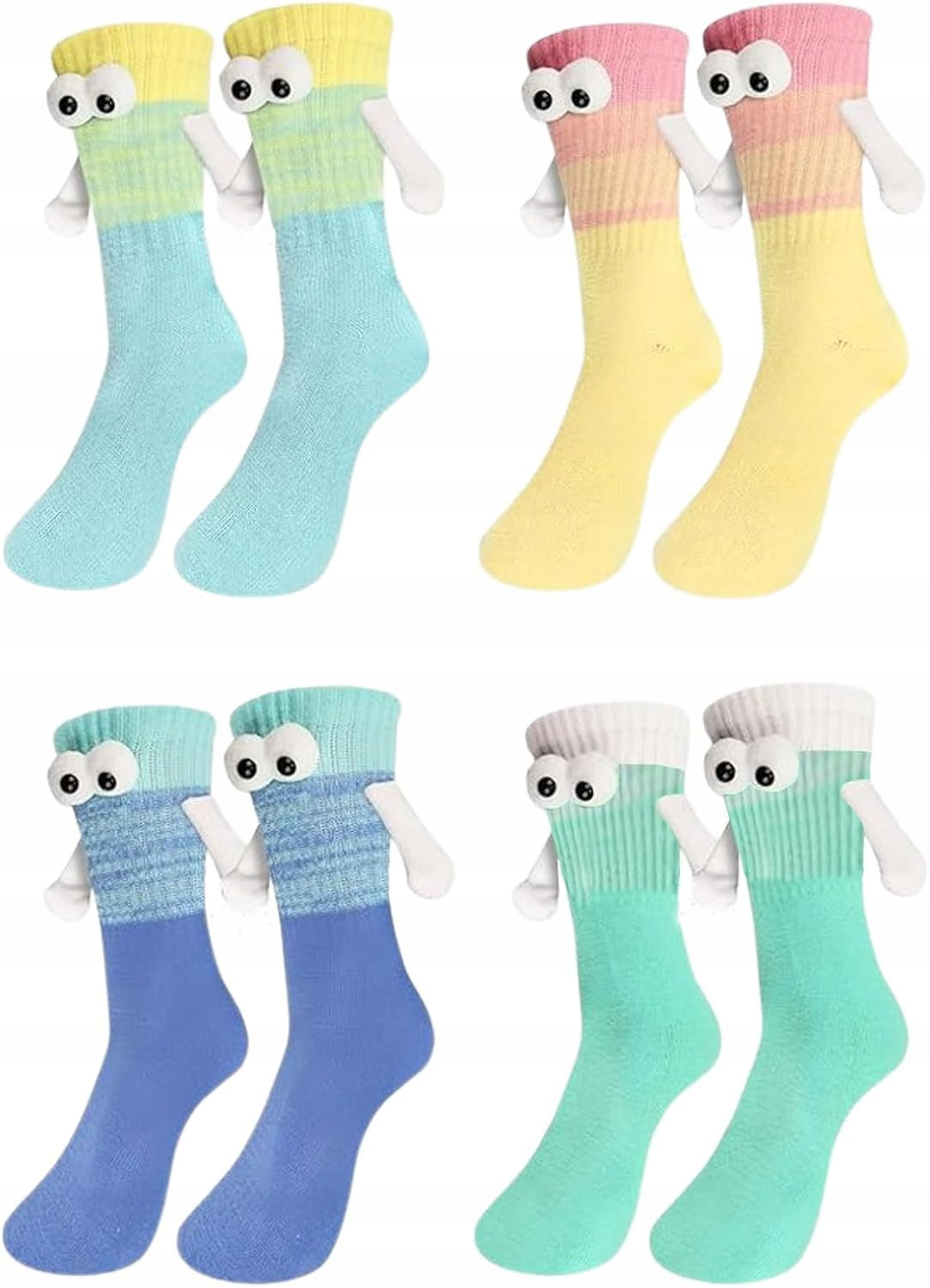 SOCKS POSITIVE MAGNETIC FRIENDSHIP FUN COTTON CARTOON 4