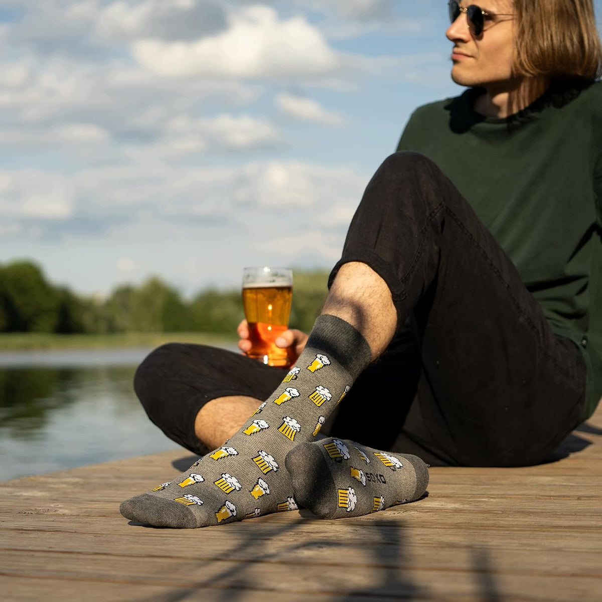 SOCKS UNIVERSAL FUNNY COTTON MEN'S PATTERNS SOCKS GIFT Manufacturer code 5908182749654