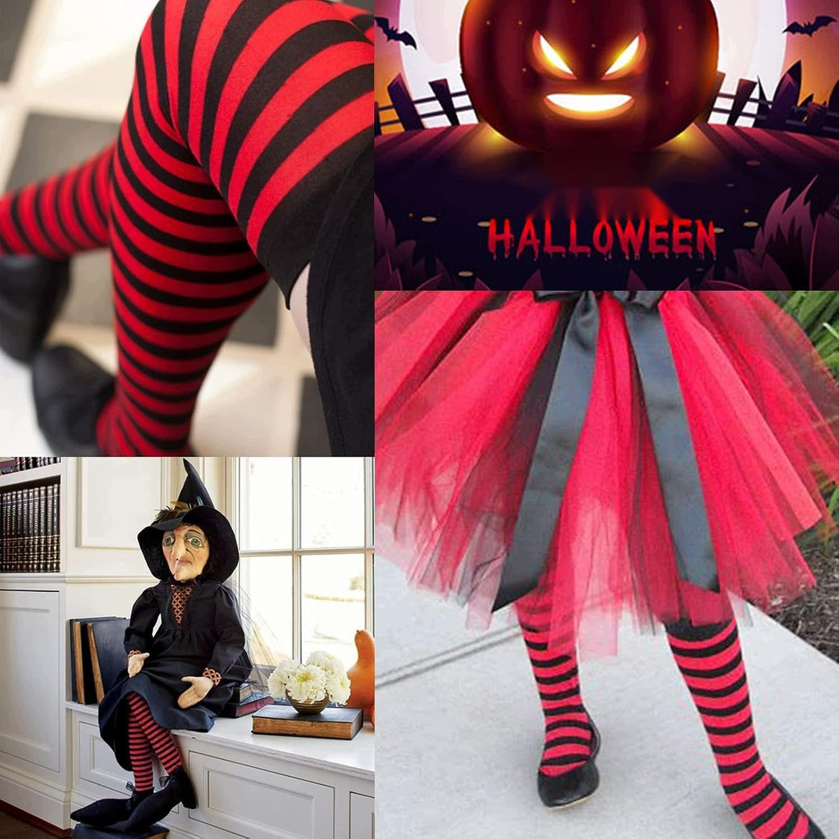 SOCKS WOMEN KNEE-HIGH SOCKS STRIPED WATCH GLOVES WITHOUT FINGERS Brand no brand