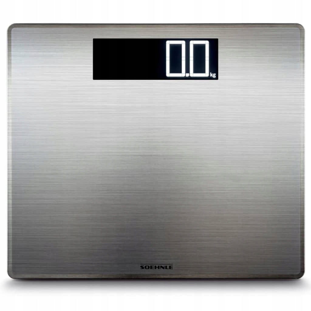 SOEHNLE Style Sense Safe 300 bathroom scale stainless steel grey 180 kg