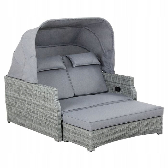 SOFA GARDEN ISLAND LOBOS II COUCH 2OS. FOLDING WITH PILLOWS AWNING!
