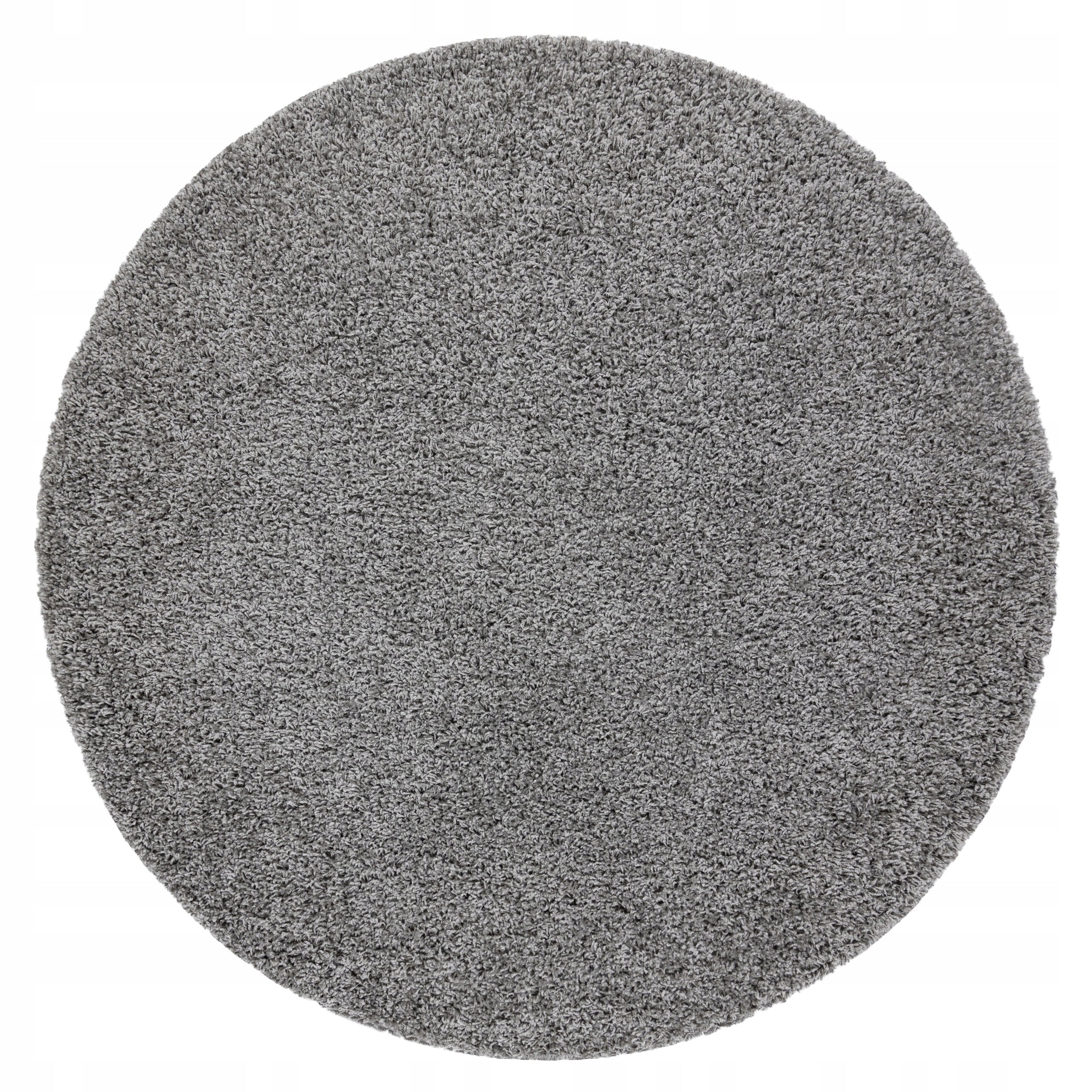 SOFFI shaggy CIRCLE CARPET 80 cm thick GRAY #AF237 Manufacturer code AF237