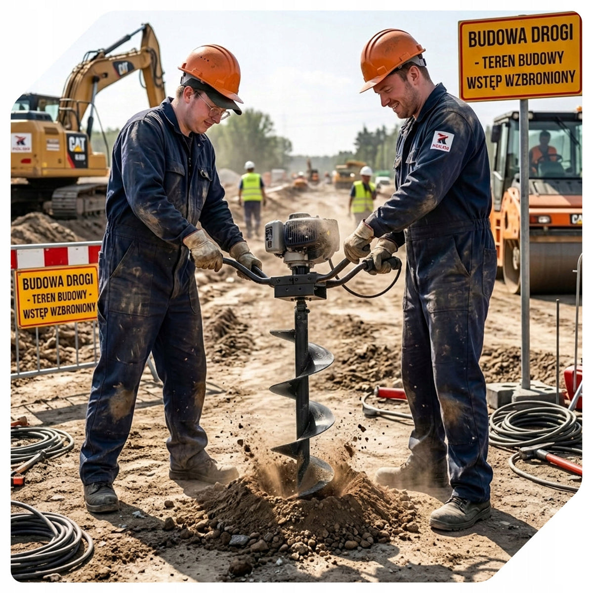 SOIL DIESEL DRILLING RIG 2OS DRILL BIT STRONG DRILL EXTENSION 10/20/30CM Manufacturer code DWUOSOBOWA WIERTNICA SPALINOWA ŚWIDER WIERTŁA