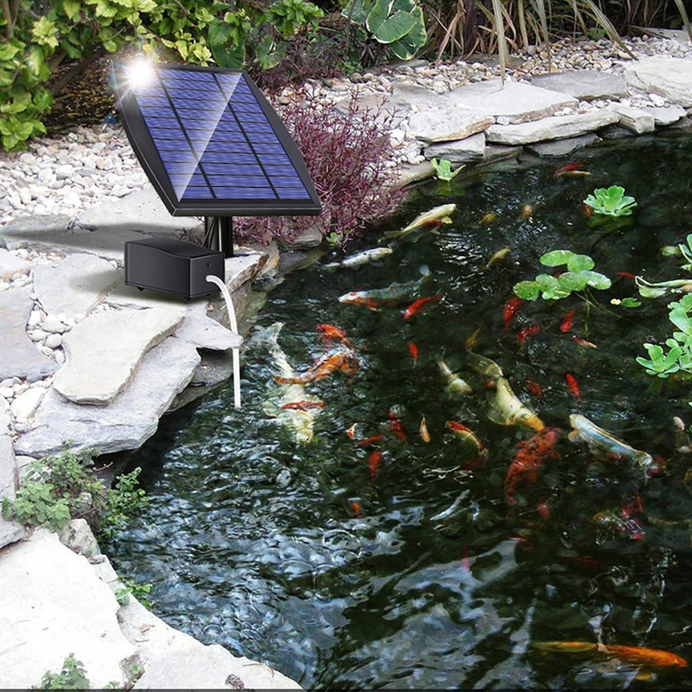 SOLAR AERATOR 3 OPERATING MODES FOR POND AND AQUARIUM Manufacturer code 0008983