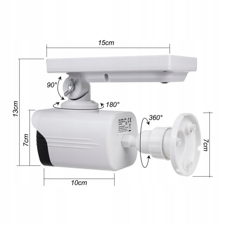 SOLAR DUMMY CAMERA FLASHING LED MOTION SENSOR Manufacturer code 74214