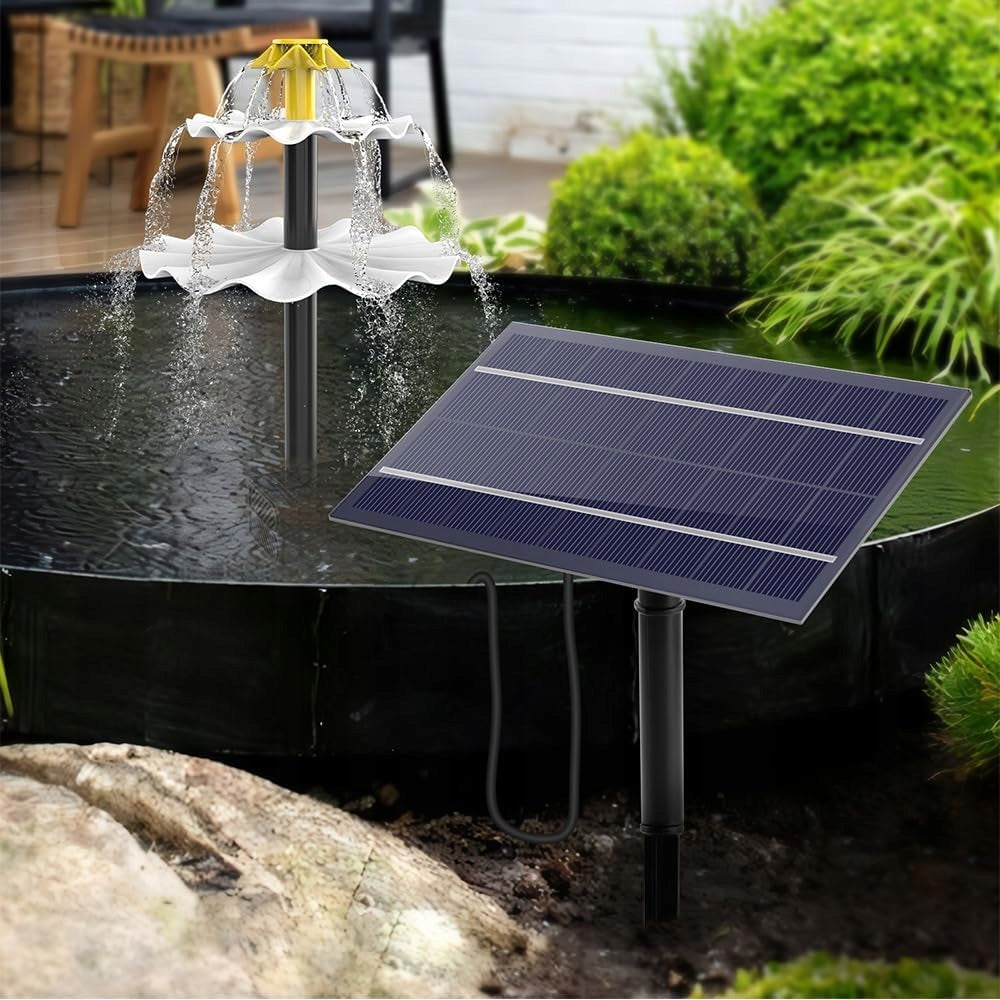 SOLAR ECOLOGICAL WATER FOUNTAIN 2,5W FOR GARDEN AS DIY GIFT Manufacturer Hydroogród