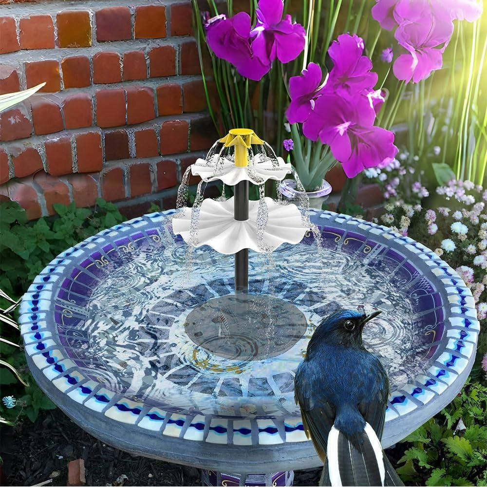 SOLAR ECOLOGICAL WATER FOUNTAIN 2,5W FOR GARDEN AS DIY GIFT Power 0.4 W