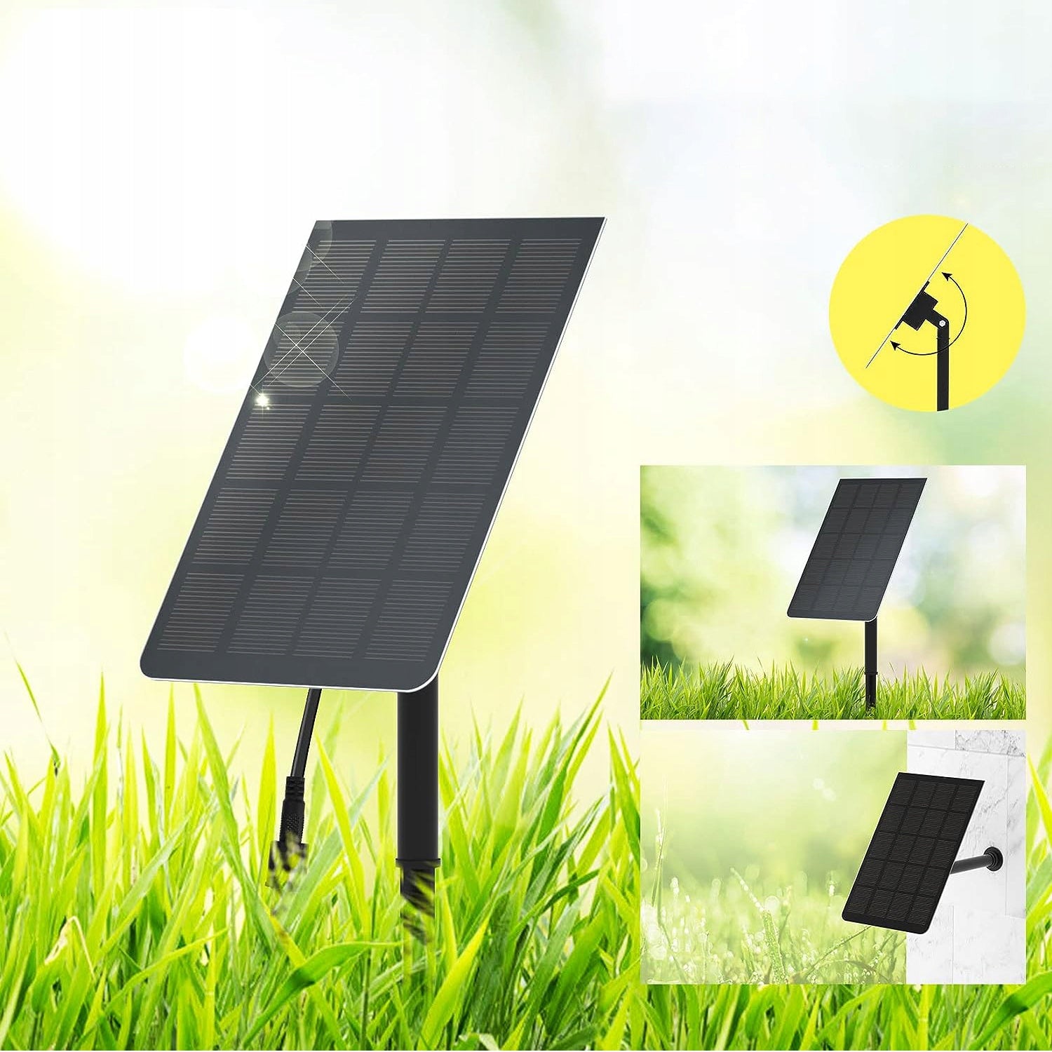 SOLAR FOUNTAIN FOR POND WATER FLOATING PUMP WITH FILTER Pump capacity l/h Do 500 l/h