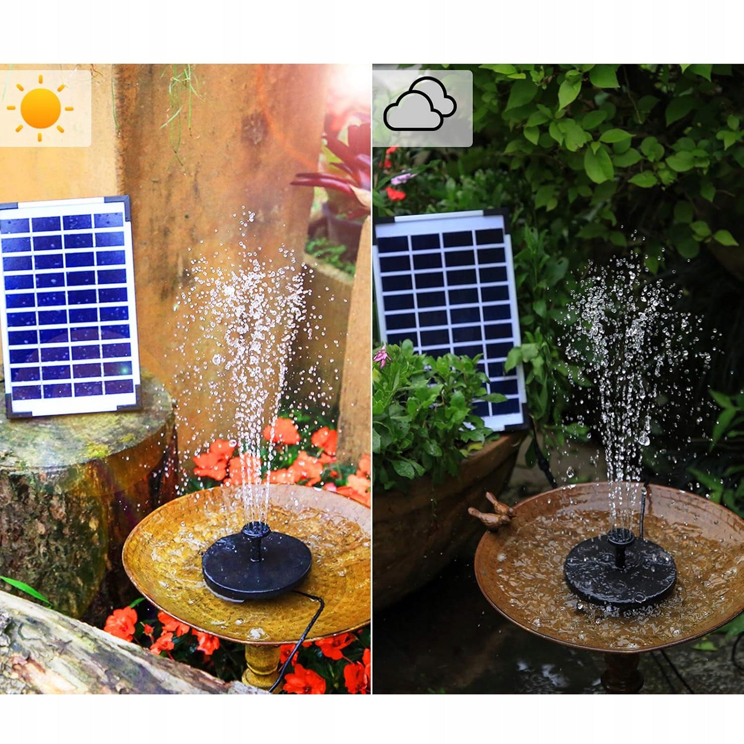 SOLAR FOUNTAIN PUMP FOR OUTDOOR FOUNTAIN, POND PUMP FOR HOME Additional information solar-powered