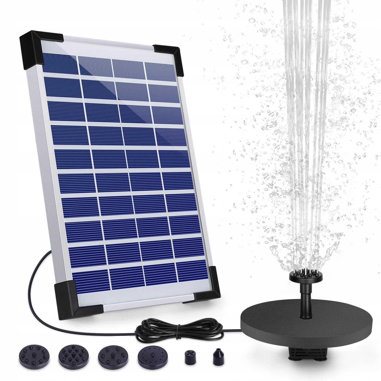 SOLAR FOUNTAIN PUMP FOR OUTDOOR FOUNTAIN, POND PUMP FOR HOME Packaging status original