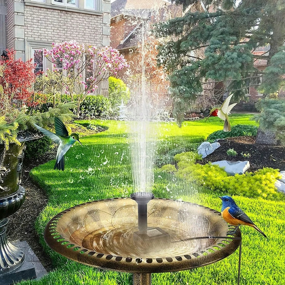 SOLAR FOUNTAIN PUMP FOR OUTDOOR FOUNTAIN, POND PUMP FOR HOME Pump capacity l/h Do 500 l/h