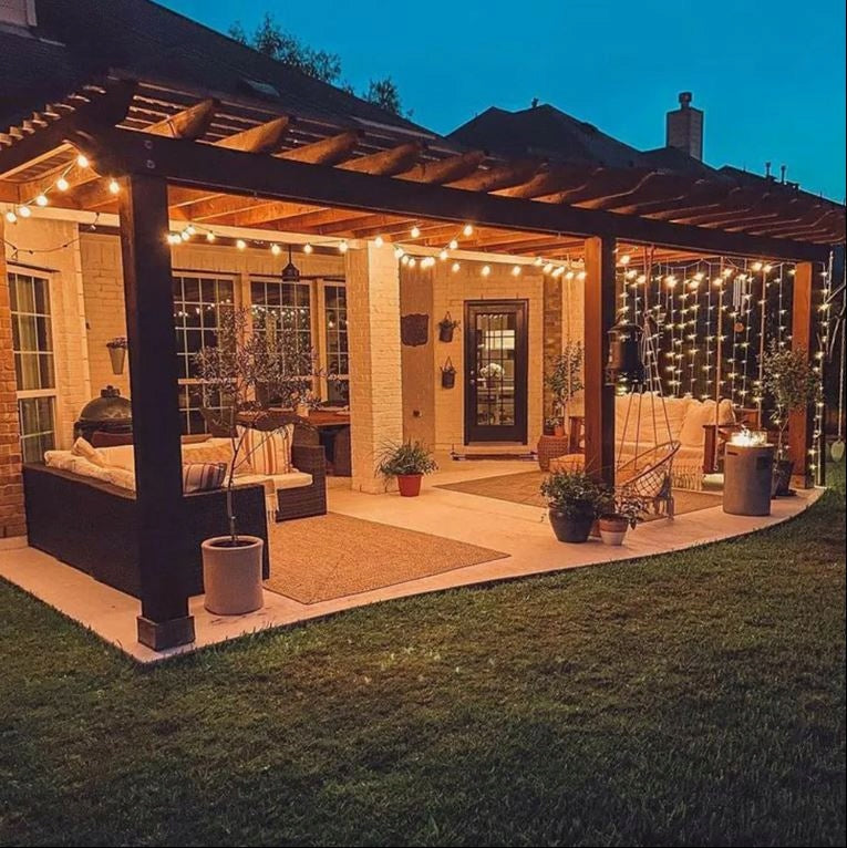 SOLAR GARDEN GARLAND 25LED + 2 Freebie - 10m SOLAR LIGHTS + REMOTE CONTROL Globe diameter 4 cm