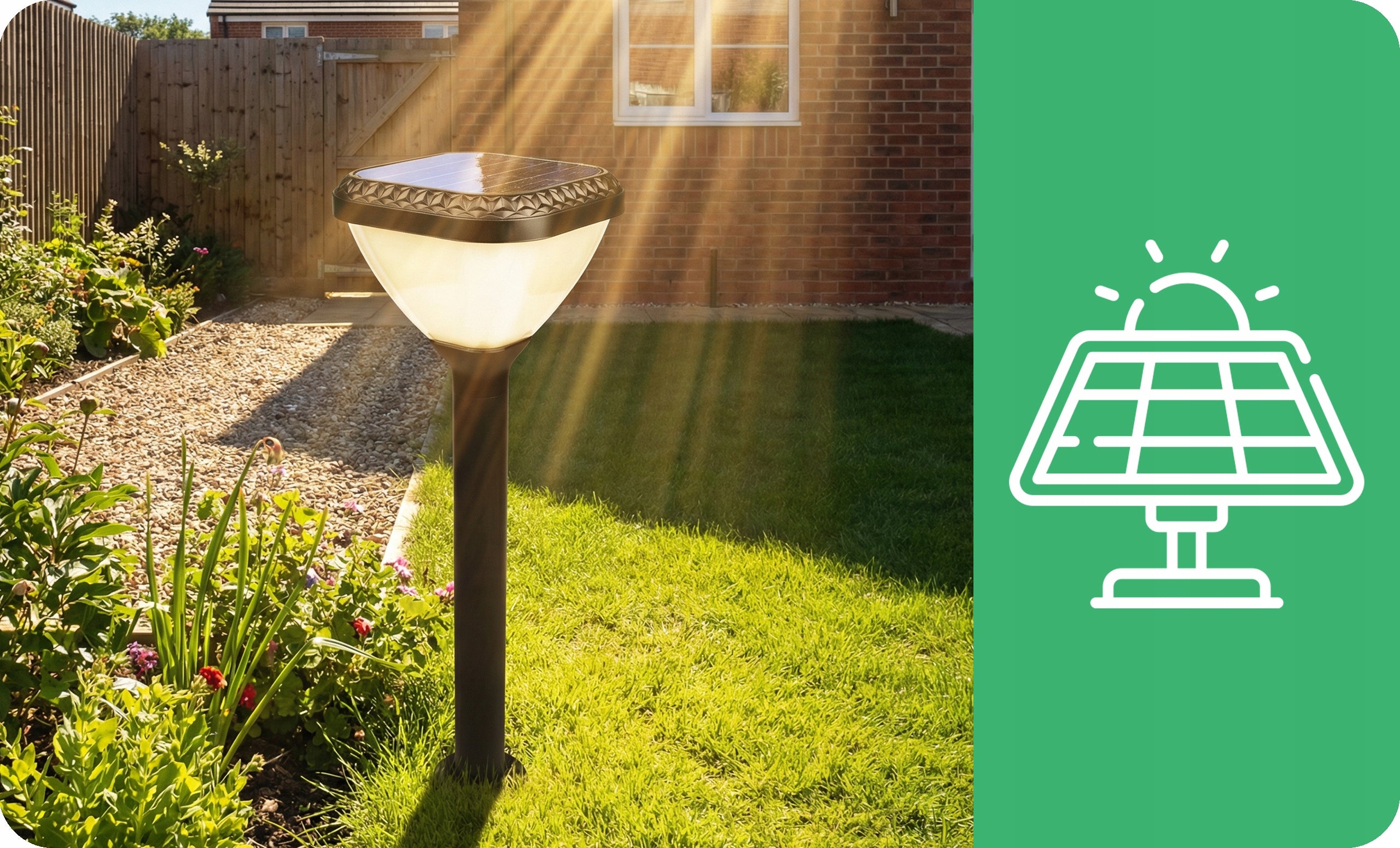 SOLAR GARDEN LAMP RGB LED LIGHTING POST WITH REMOTE CONTROL 80cm Manufacturer code Lampa Solarna Ogrodowa SL-0116 SolarGlow