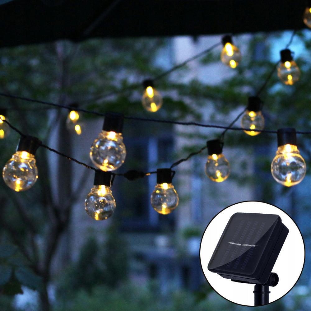 SOLAR GARDEN LIGHTS LED GARLAND SOLAR LAMP RETRO LOFT TERRACE BALCONY*30