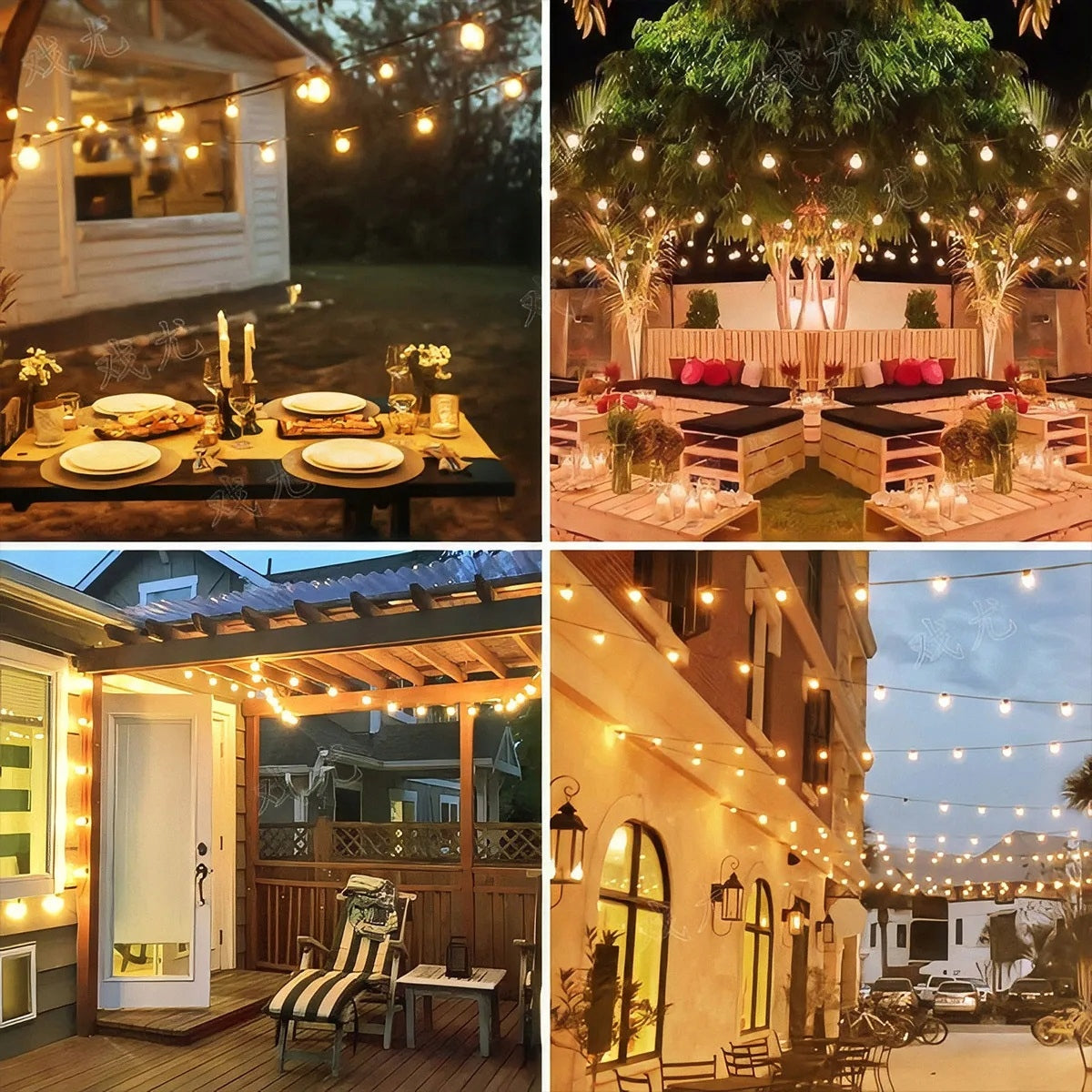 SOLAR GARLAND GARDEN BALCONY LAMP BALLS 27LED 812,5CM REMOTE CONTROL USB 8M Packaging status original