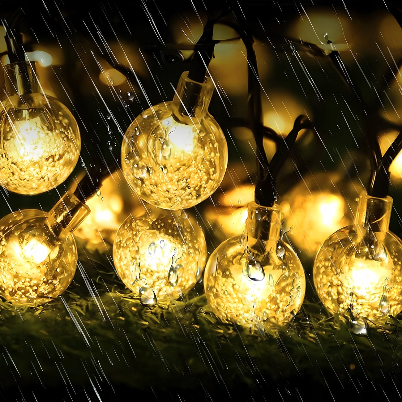SOLAR GARLAND LED GARDEN LIGHT BALLS SOLAR LIGHTS 100 LED 12 M Manufacturer code ŁAŃCUCH ŚWIETLNY DEKORACYJNY GIRLANDA OGRÓD