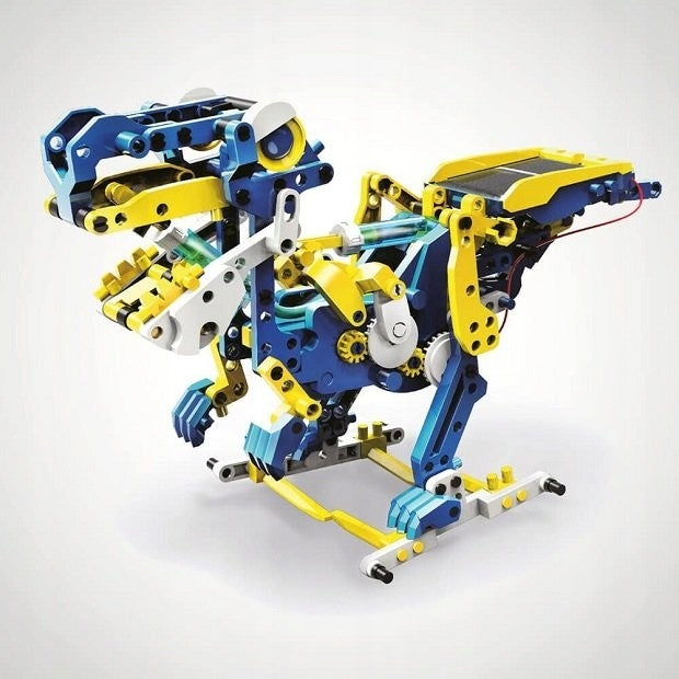 SOLAR HYDRAULIC ROBOTS 12in1 Construction Kit 230 Elements Brand Stem