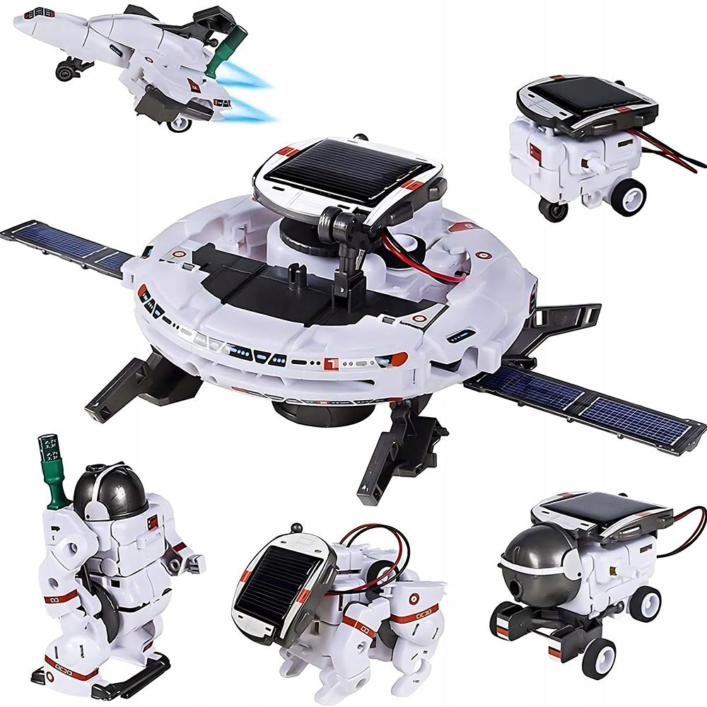 SOLAR KIT 6in1 ROBOT EDUCATIONAL SHIP AIRPLANE GIFT STAR