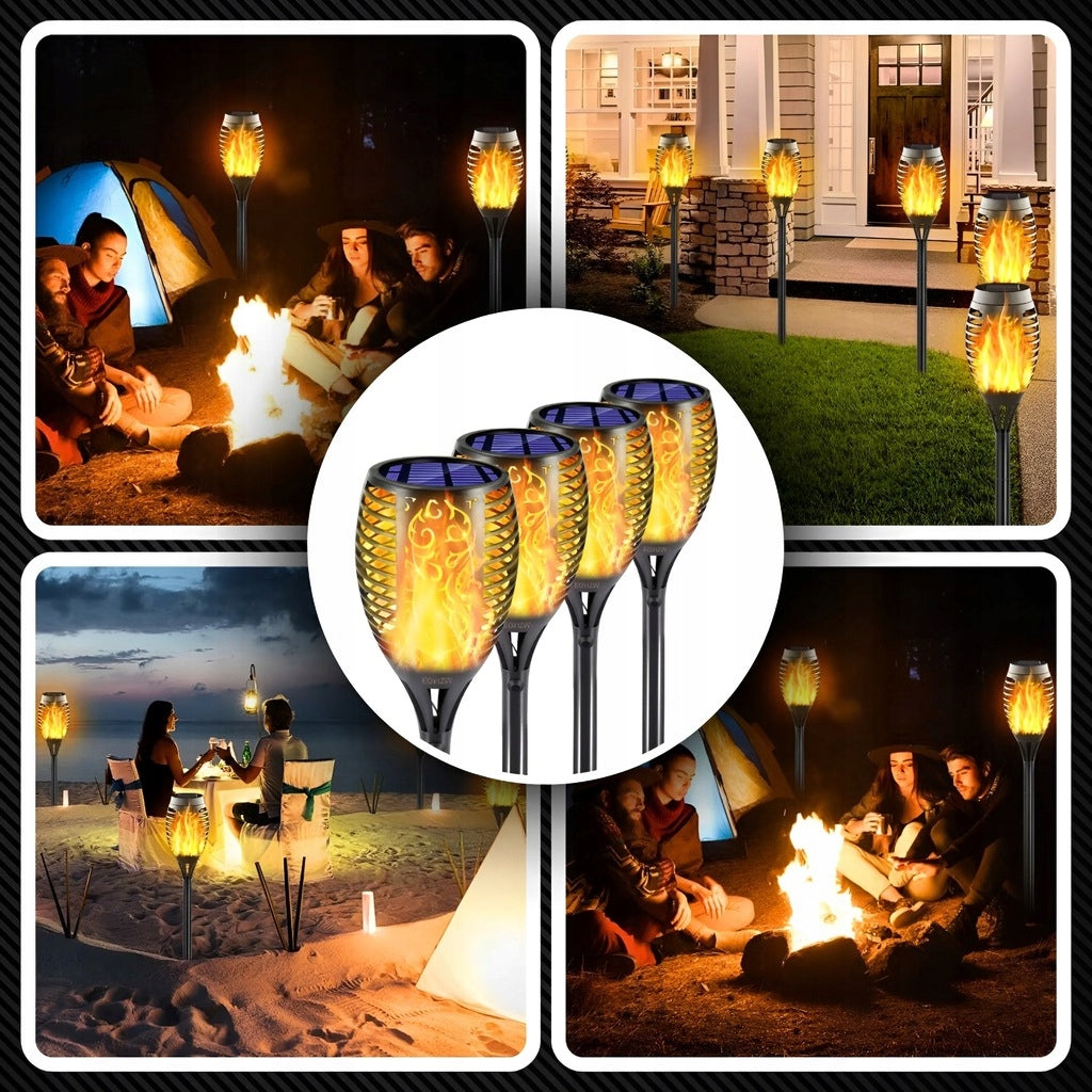 SOLAR LAMP GARDEN TORCH SOLAR LIGHTS FOR GARDEN LED 8 PIECES Manufacturer code LAMPKI SOLARNE EFEKT PŁOMIENIA WBIJANE 8 SZT.