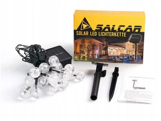 SOLAR LAMPS DECORATIVE TERRACE BALCONY BALLS SEKEY 15M 60 LIGHTS Manufacturer code 910073