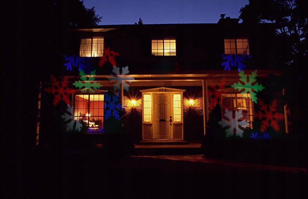 SOLAR LASER PROJECTOR SNOWFLAKE RGB WATERPROOF IP65 CHRISTMAS Manufacturer code QX-053