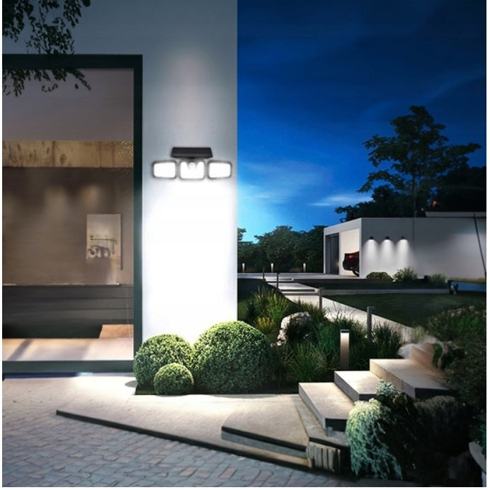SOLAR LED LAMP 3in1 OUTDOOR STREET MOTION AND DUSK SENSOR GARDEN Manufacturer code MOCNA LAMPA SOLARNA OGRODOWA ULICZNA