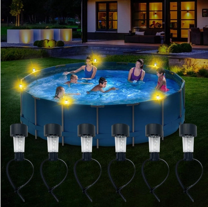 SOLAR LIGHTS FOR POOL LIGHTING POOL LAMP LED BALUSTRADE Manufacturer code OŚWIETLENIE BASENU BASENOWE LAMPKI SOLARNE