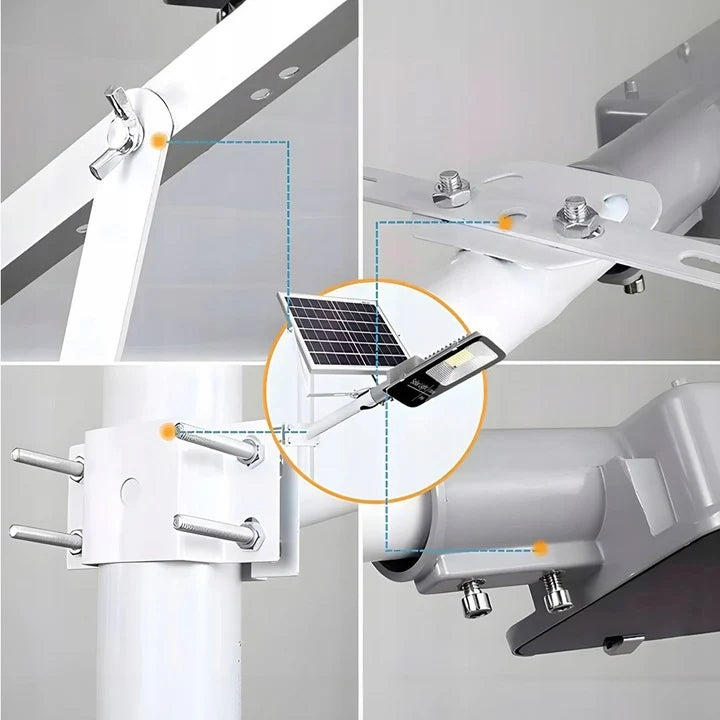 SOLAR Lamp + USB 3000W Street TWILIGHT MOTION SENSOR Strong HYBRID Light beam 420000 lm