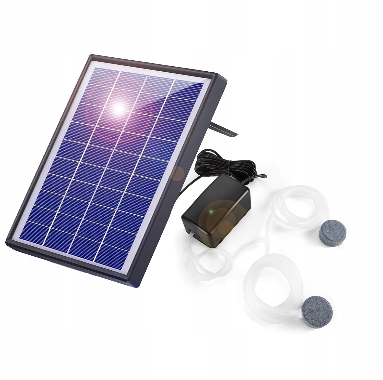 SOLAR POND AERATOR OXYGEN PUMP WITH HOSE 6W