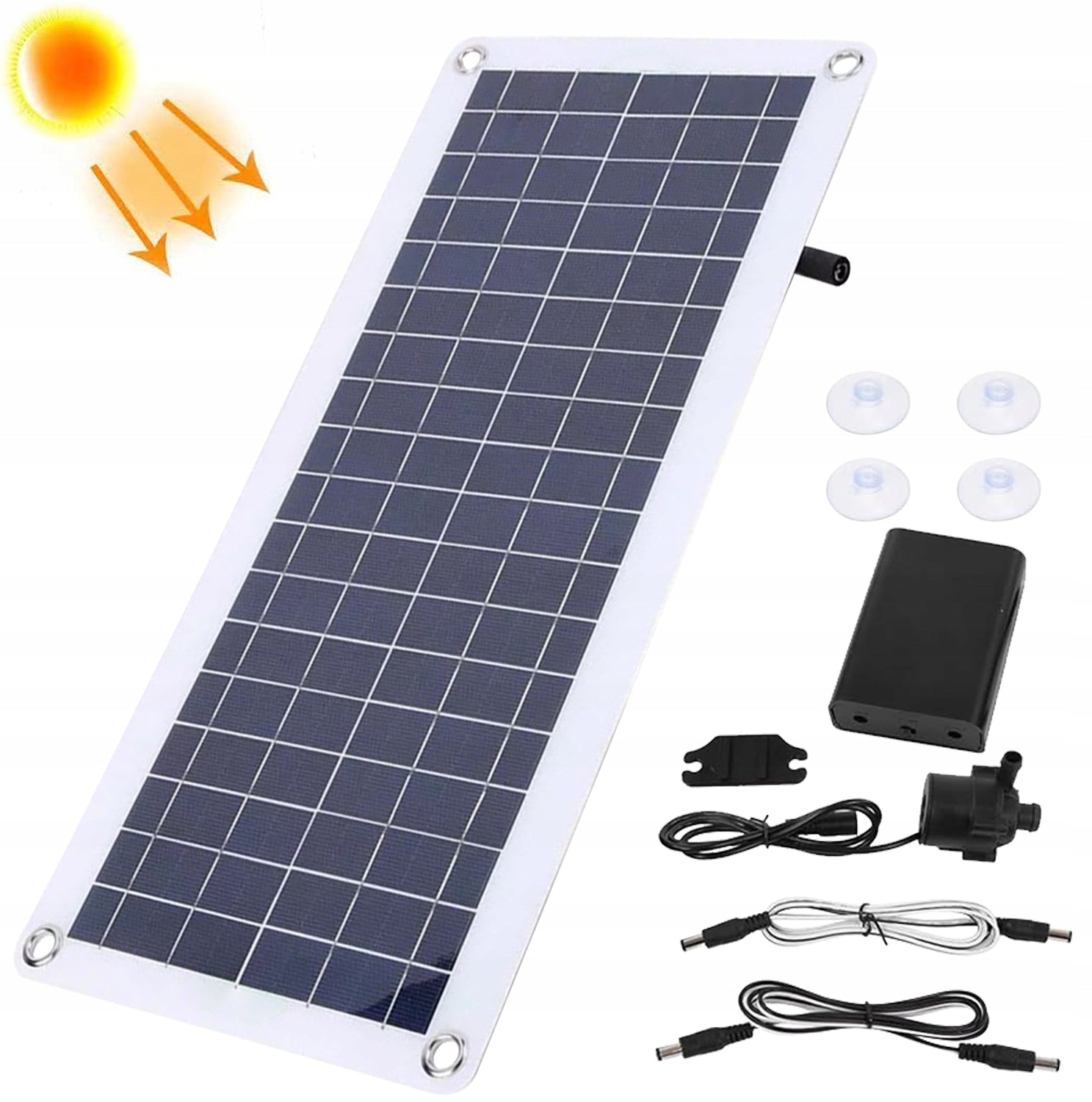 SOLAR PUMP FOUNTAIN 50W 800L/H 12V + SOLAR PANEL Pump capacity l/h 501 - 1000 l/h
