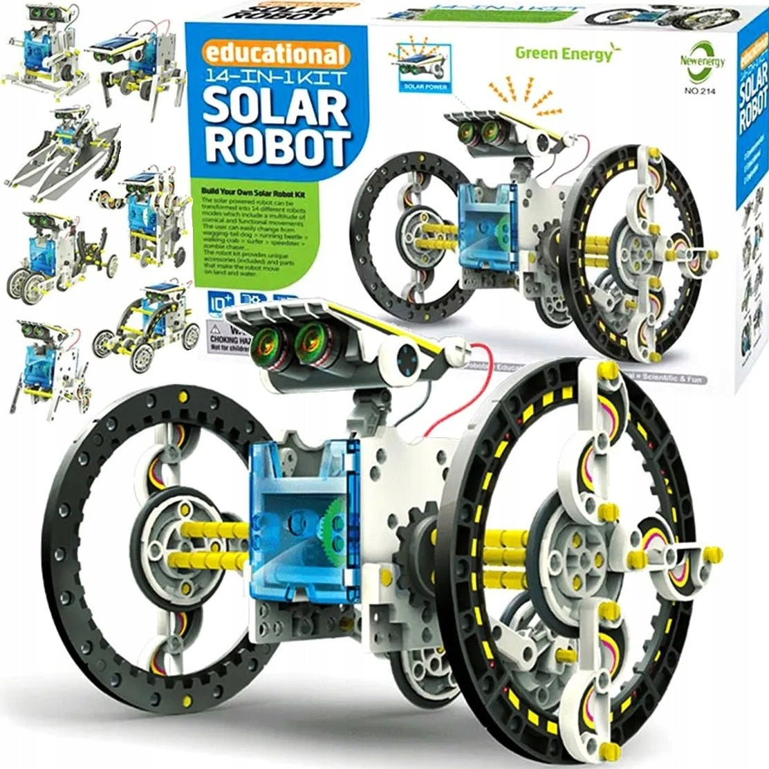 SOLAR ROBOT LARGE CONSTRUCTION SET 14in1 TOYS SUPER GIFT TOY