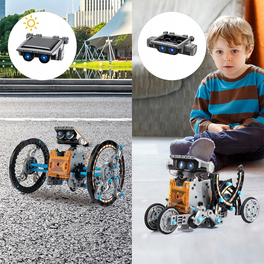 SOLAR ROBOT LARGE SET 13in1 TOYS SUPER GIFT CHILD'S DAY Brand no brand