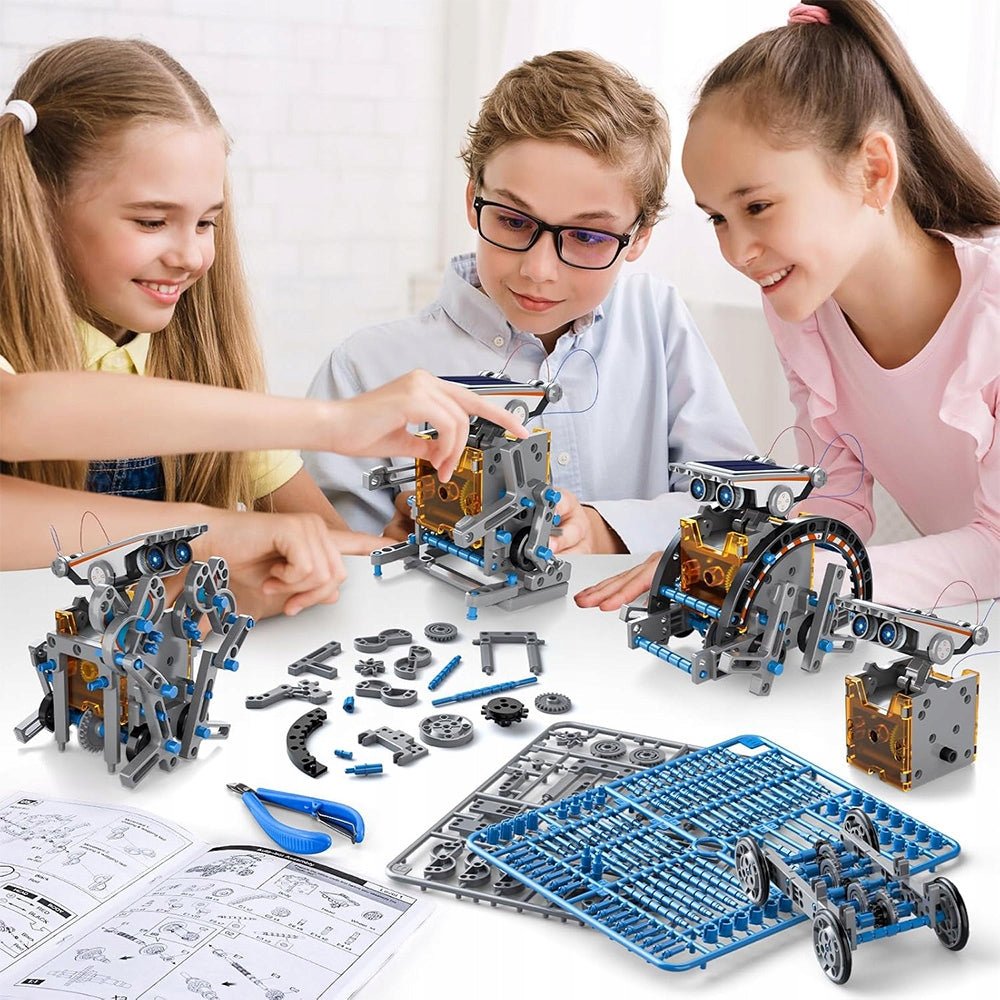 SOLAR ROBOT LARGE SET 13in1 TOYS SUPER GIFT CHILD'S DAY Packaging status original