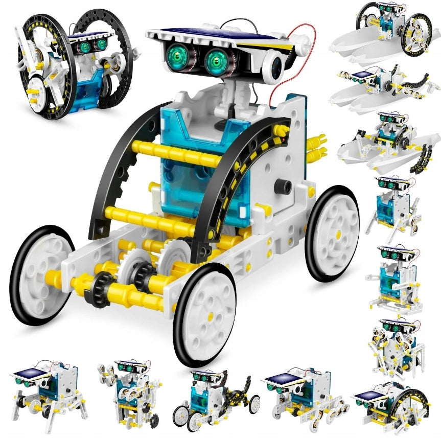 SOLAR ROBOT LARGE SET 14in1 TOYS SUPER GIFT CHILD'S DAY ORIGINAL