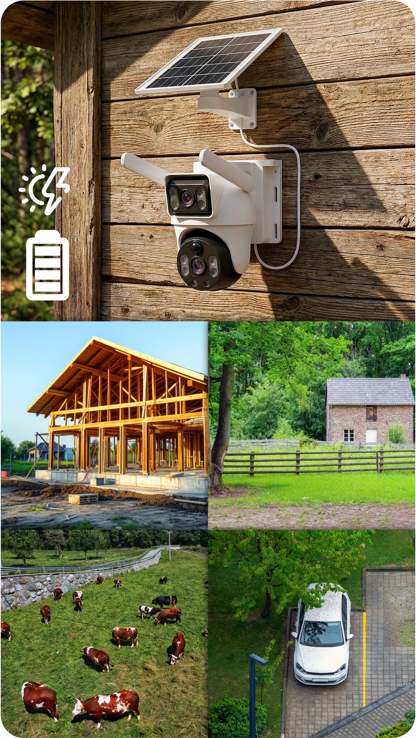 SOLAR ROTARY Zintronic IKPGSMP330DLV1 V33 SOLAR GSM 6MPx Brand Zintronic