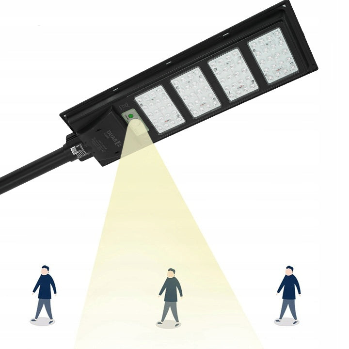 SOLAR STREET LAMP WITH TWILIGHT MOTION SENSOR OUTDOOR GARDEN Manufacturer code B5804