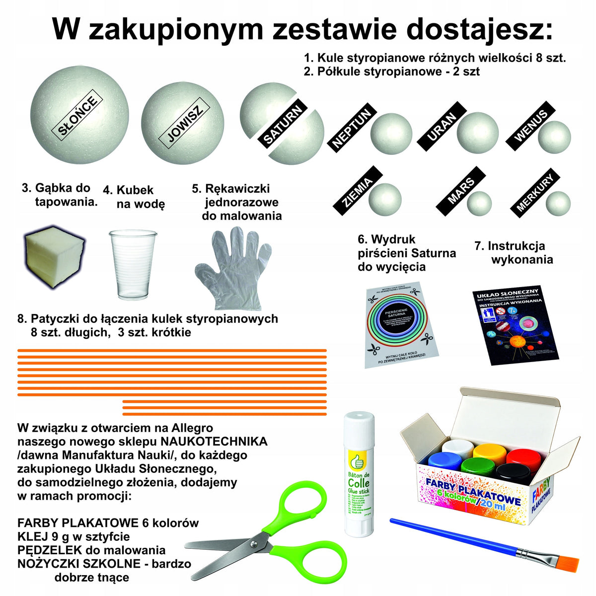 SOLAR SYSTEM FOR SELF-ASSEMBLY Packaging status original