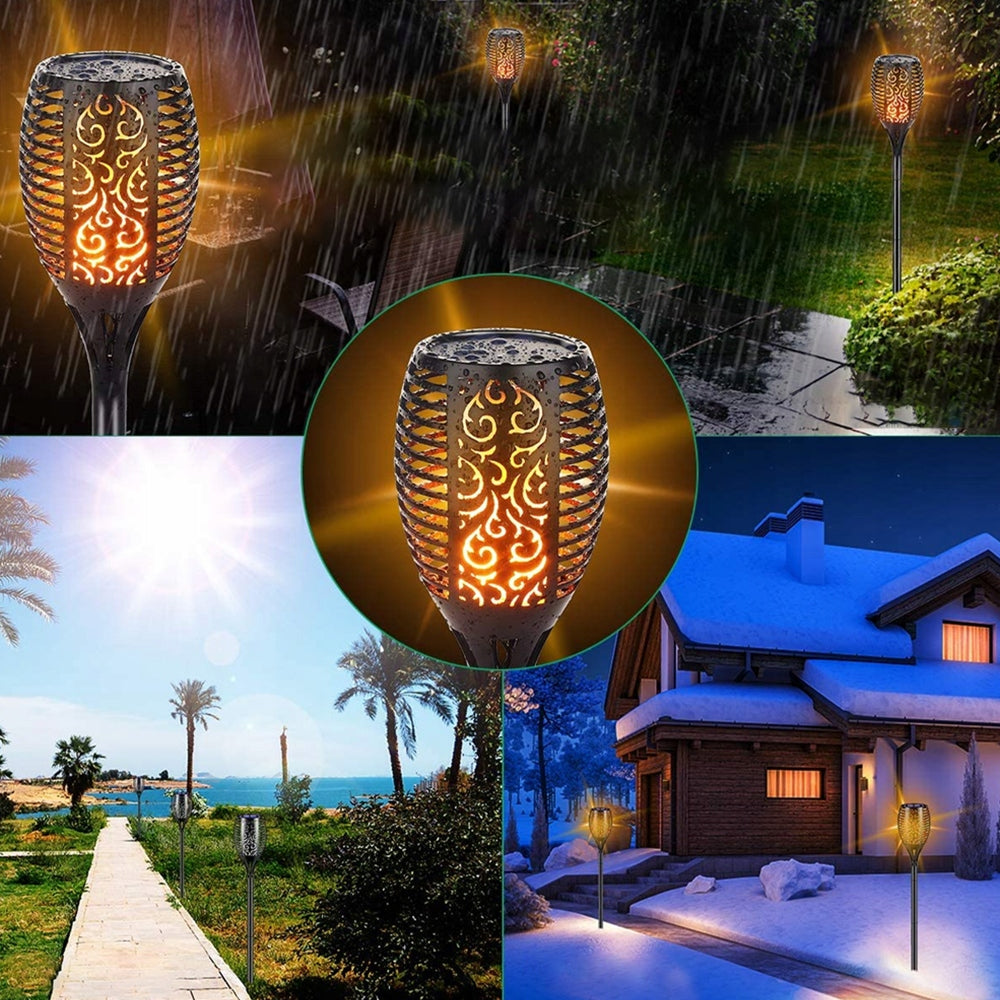SOLAR TORCH XXL UP TO 78CM FLAME EFFECT SOLAR LAMP HAMMERED FIRE Manufacturer code POCHODNIA SOLARNA LAMPA SOLARNA LED 78CM