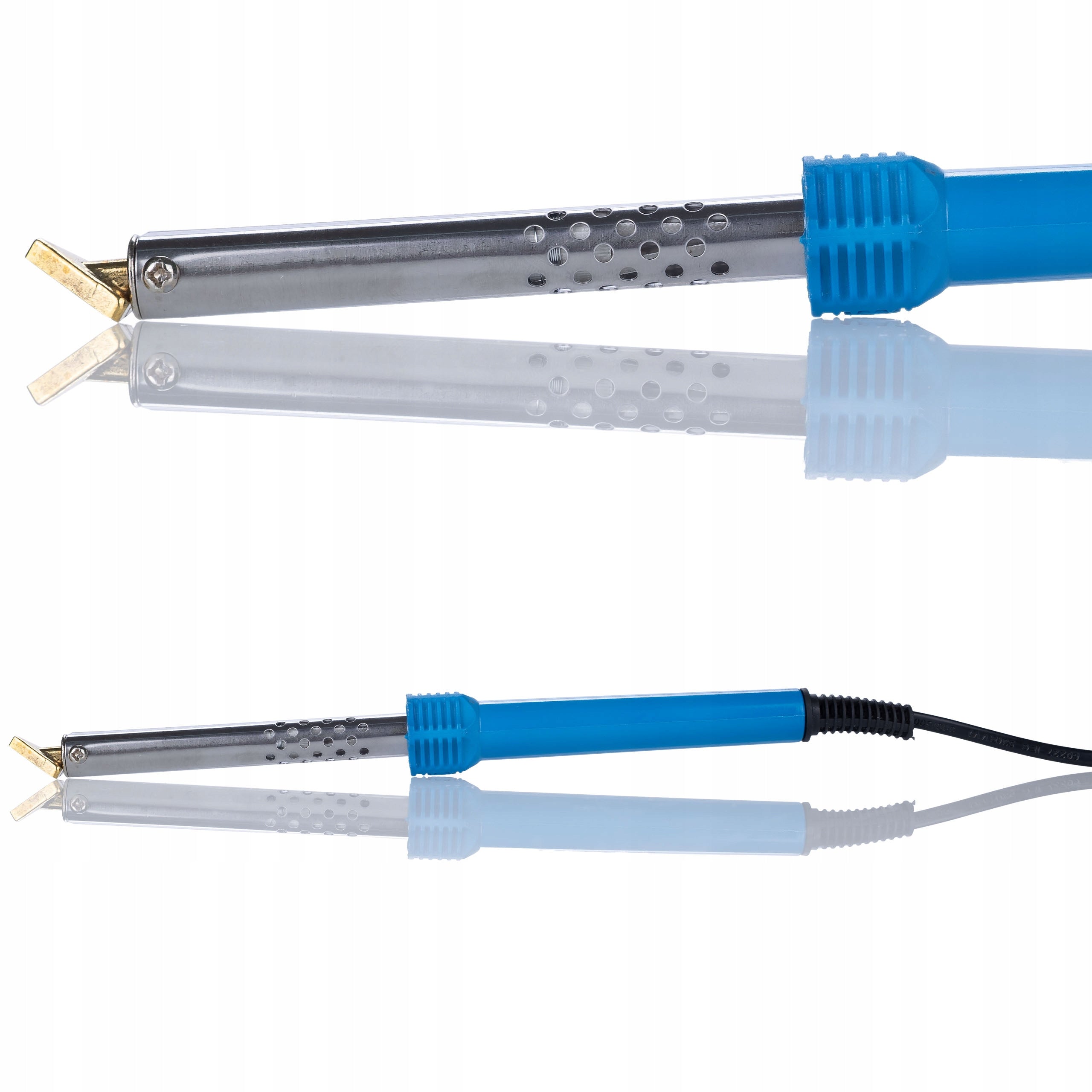 SOLDERING IRON PLASTIC BLUE LARK 80W+STAPLER 200 STAPLES+800 STAPLES 8 TYPES Brand Rosfix