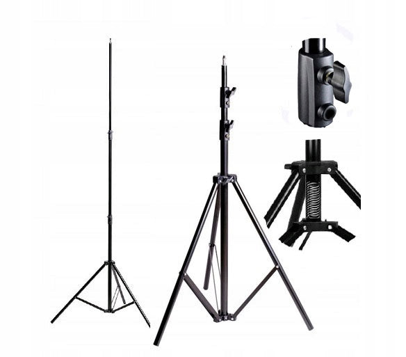 SOLID LIGHT STAND A663 BIG 290cm + SPRING HEAD 16MM 1/4''
